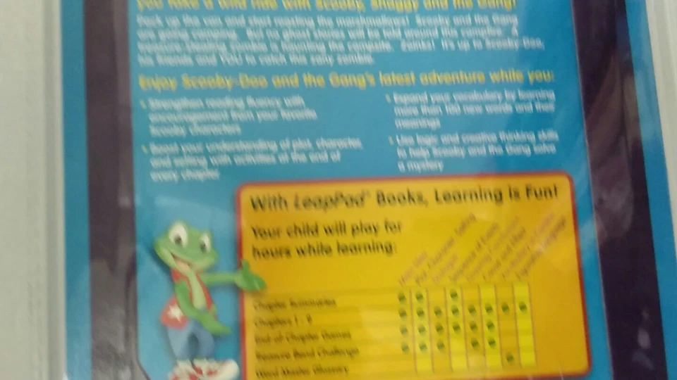 New Leap Frog Leap Pad Book & Cartridge Scooby Doo Zombie's Treasure Grade 1-3 - Image 4 of 4