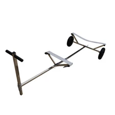 Stainless Steel Boat Launching Trailer Hand Dolly for Inflatable with 16” Wheels
