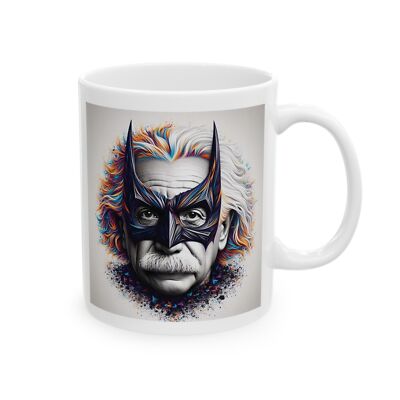 Funny Albert Einstein Batman Mug Mask Mug Coffee Cup Tea Unique Gift Father Day