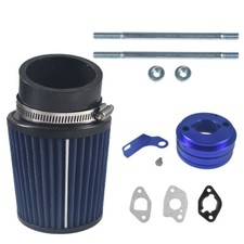 Blue Air Filter Adapter Kit Fits Predator 212cc Honda GX200 GX160 6.5HP Go Kart