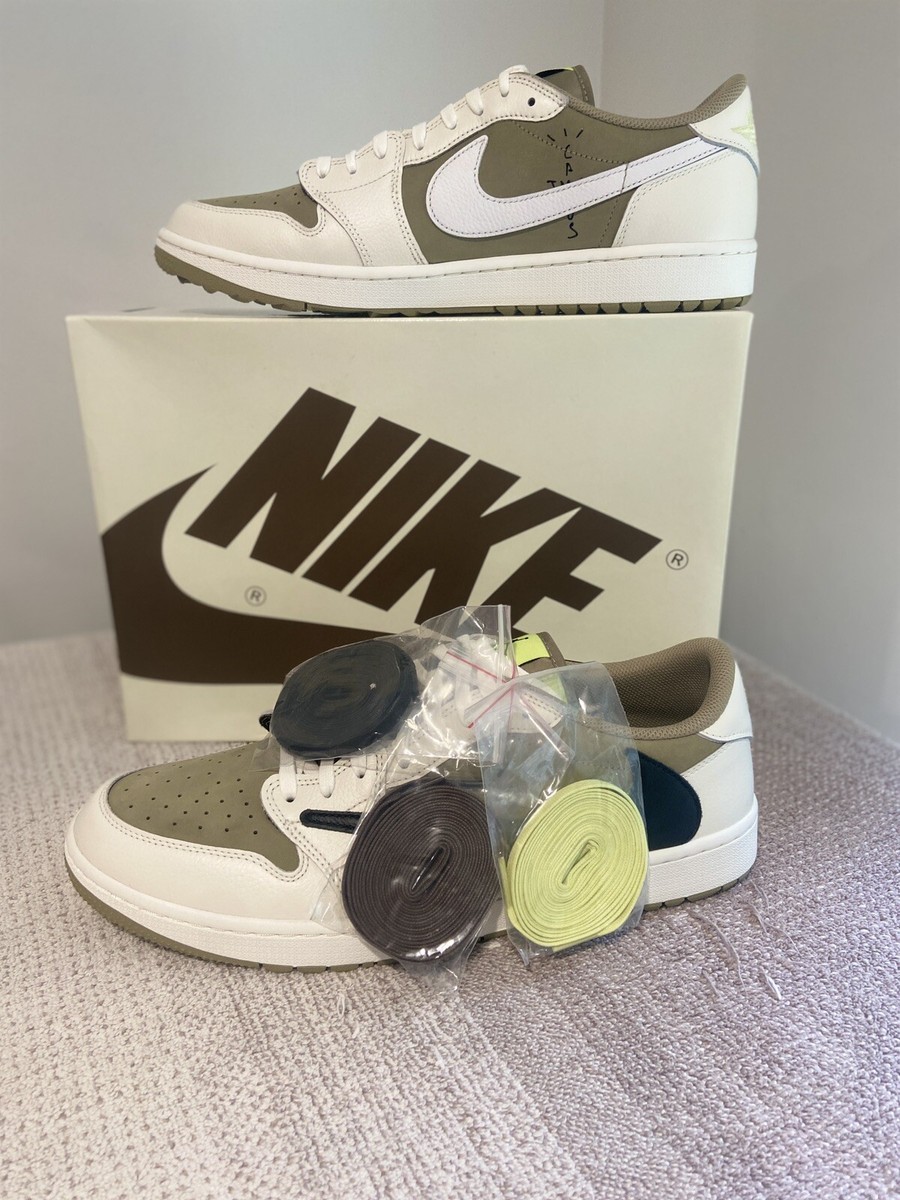 kny24030#149 travisScott×AirJordan 1 Low Size 14- Jordan 1 Low Golf x Travis Scott Neutral Olive | eBay