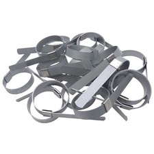 Lot of 20 Dixon F9 Preformed Band Clamps, &oslash;2.25in Clamp, 5/8in x 0.031in Band