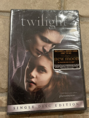 Twilight (Single Disc Edition,DVD,2009) Kristen Stewart, Robert Pattinson NEW