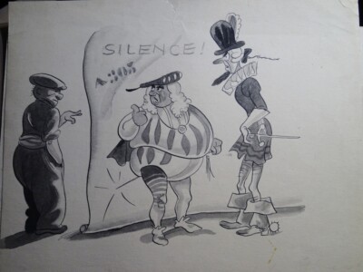 Ecole FRANCAISE XX DESSIN KARIKATUR THEATER KOSTÜME dlg DUBOUT SAUVAGE 1930