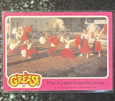 1978 TOPPS GREASE SERIES 1 THE RYDELL CHEERLEADERS 31 NM SANDY