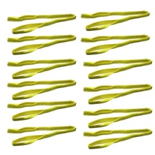 12PK 1"x3ft Web Sling Lift Tow Strap Twisted Eye Heavy Duty Moving Straps SF 5:1