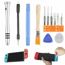 12PC set for Nintendo Switch NS Gameboy Joy Con Repair Screwdriver Tools Kit Tri