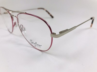 NEW Taylor Eyes Pink TATUM Aviator Eyeglasses 54/16/145 | eBay display picture 1