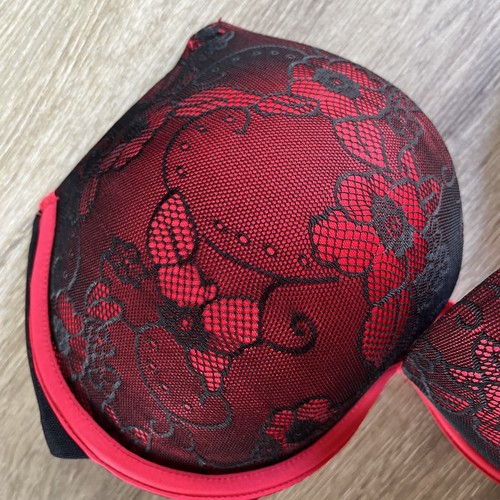 Ann Summers OMG The Boost rot & schwarz BH Gr. 36D *auf Lager* - Bild 2 von 3