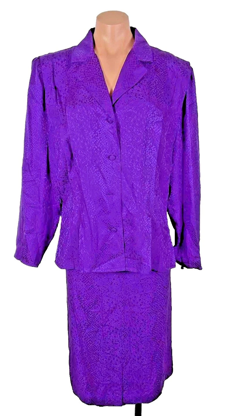 Glam Rock trajes Vintage 100% seda, juegos y Suit Separates para Mujeres