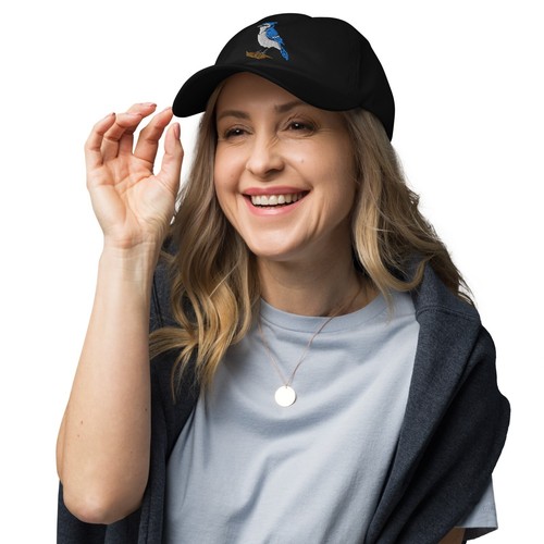 Blue Jay Embroidered Bird hat - Picture 28 of 114