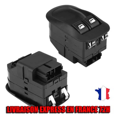 Interrupteur Lève-vitre Avant Gauche Peugeot/Citroën - Réf. 6554QL, 9654860780 - Neuf, Garantie 2 Ans