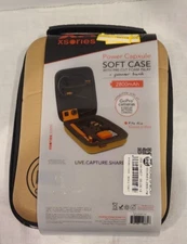 XSories Power Capxule GoPro Case w. Rechargeable Power Bank, Pre Cut Inlays New