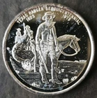 1973 1oz Silver Texas Ranger Round