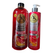Sk Duchess Glow Blood Orange Blossom Lotion  Shower Gel Premium Glow Spf 30