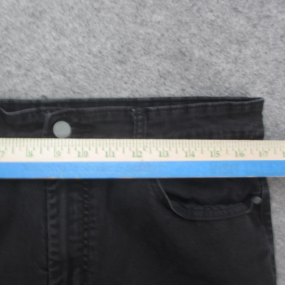 Alfani Jeans Mens 34x32 Black Slim Fit Straight Leg Stretch Denim Casual Pants - Image 3 of 4