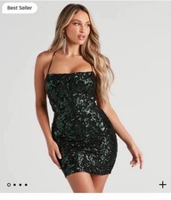 green windsor homecoming dress worn once small alteration no rips or stains