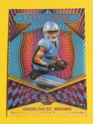2024 Panini Illusions AMON-RA ST. BROWN Abracadabra #ed 289/299 Card #13
