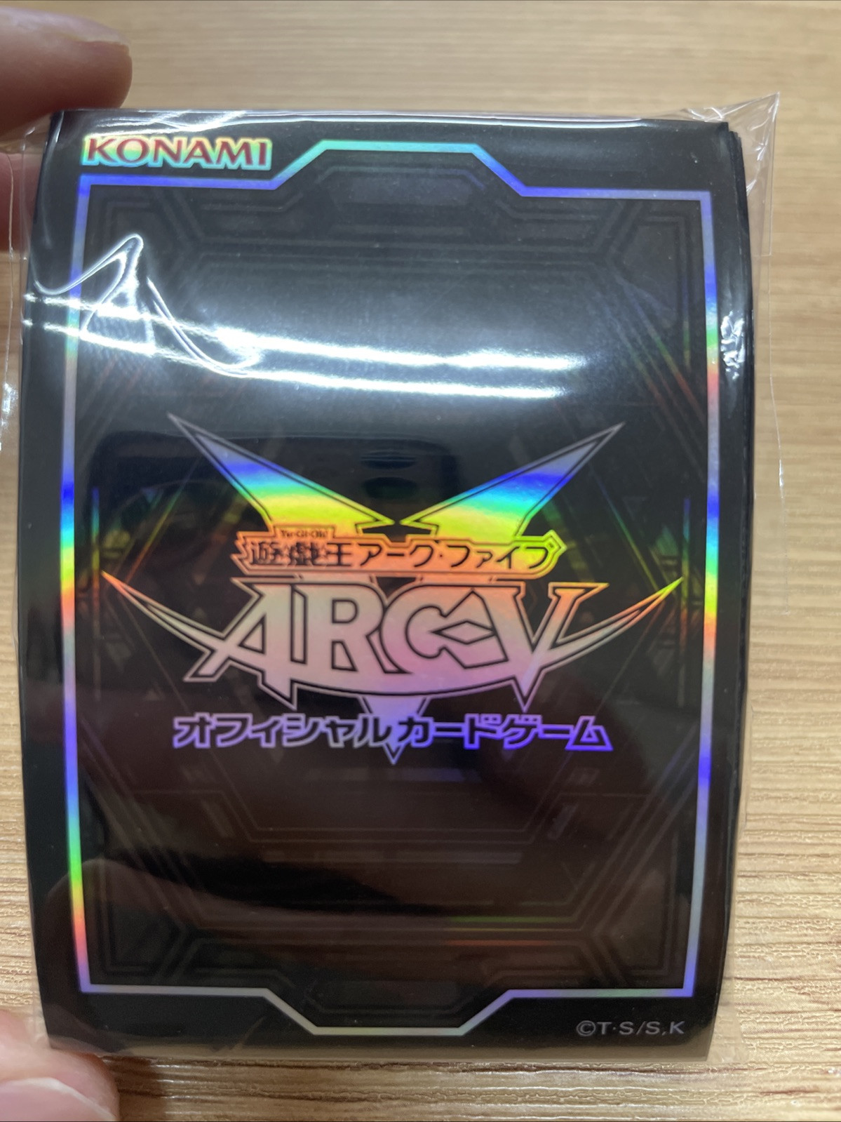 Yu-Gi-Oh ARC-V Logo Sleeves 40ct Black 2015 Japan Edition