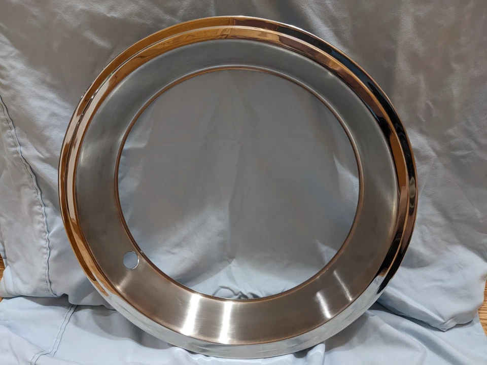 AMC AMX Javelin Rebel OEM originales 14" anillos de ajuste 1969 1970 1971 1972 1973 1974 Foto 2 de 4