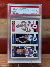 Allen Iverson Rookie 1996-97 Upper Deck Collectors Choice Mini-Card. rookie card picture