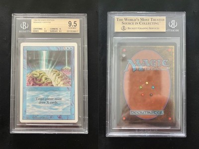 Braingeyser REVISED Mtg NEAR MINT Graded BGS 9.5 BASIC+ (9/10/9.5/9.5) POP 10