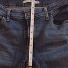 Levi's Women’s Blue Dark Wash Skinny Jeans Mid Rise Distressed 5-Pocket Denim — photo 7