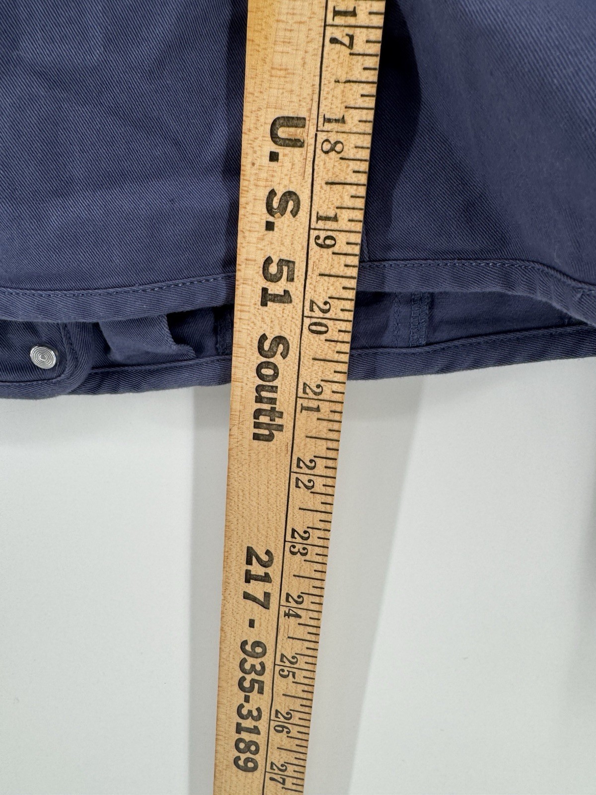 Pendleton Navy Blue Utility Jacket Silver Button … - image 5