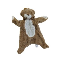 Kellytoy Lion Plush Lovey Brown Crinkle Baby Security Blanket Toy 13 Inch