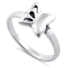 925 Sterling Silver Butterfly Ring
