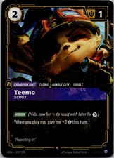 Teemo - Scout 197/298 Rare Origins Riftbound Foil Near Mint — live eBay listing