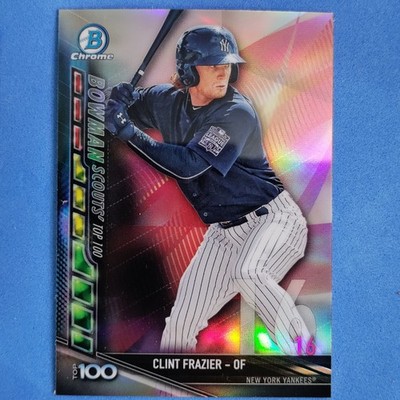 2017 Bowman Chrome - Clint Frazier Yankees #BTP-16