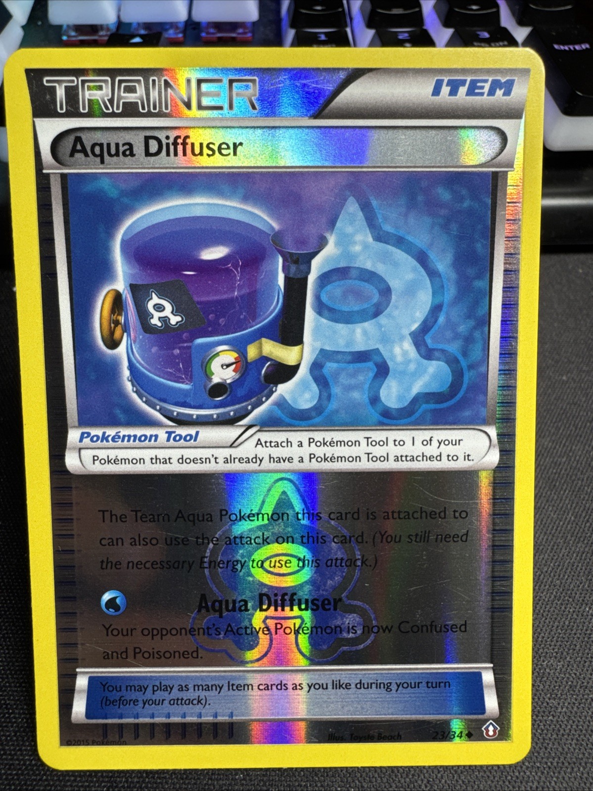 Aqua Diffuser 23/34 Double Crisis Reverse Holo