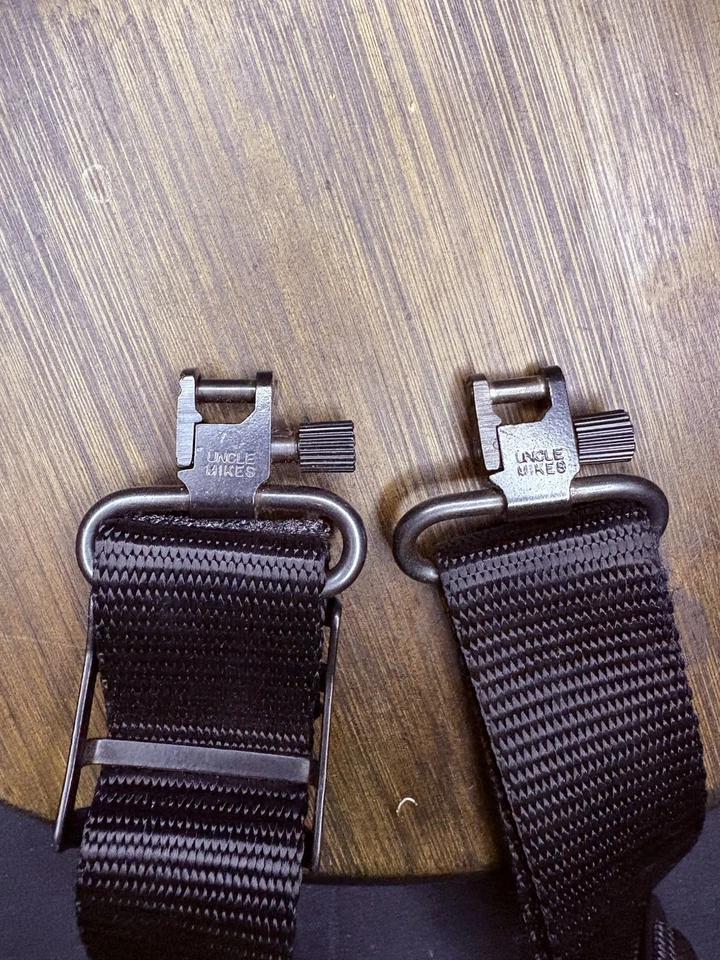 Eslinga para rifle Uncle Mikes y soportes de desmontaje rápido correa de nailon de 1" Foto 2 de 4