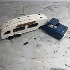 Vintage Marx Auto Transport Car carrier Pressed Steel Toy Great Deal 🔥