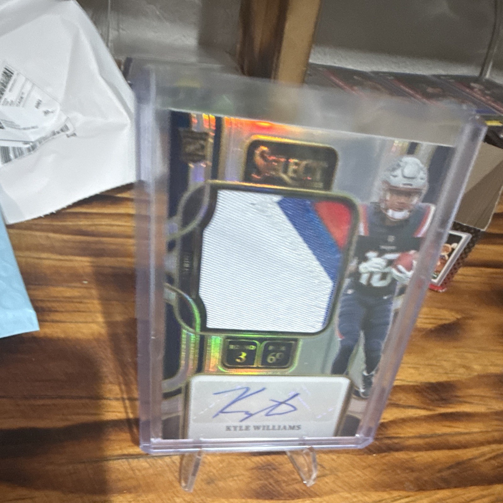 Panini Select 2025 Kyle Williams Patriots Prime Selection Auto Patch /199