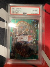 2022-23 Panini Select KEVIN DURANT Green Disco Prizm #1/5 - PSA 10 Gem Mint POP2