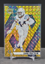2025 Mosaic Zaire Franklin Gold Mosaic Prizm 09/10 Card #41 Indianapolis Colts