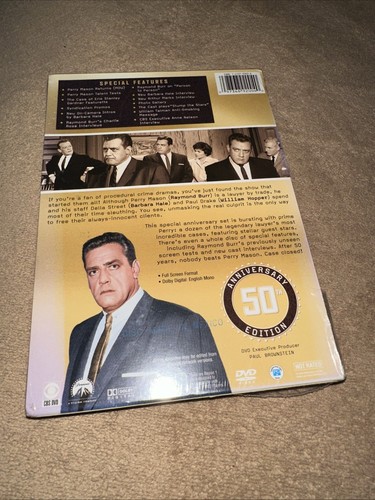 Perry Mason: 50th Anniversary Edition (DVD)- Raymond Burr- Barbara Hale NEW - Picture 5 of 6