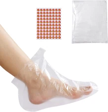 Plastic Foot Covers for Feet, Used for Foot Moisturizing Disposable Socks 300CT