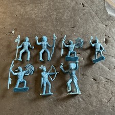 MPC FORT APACHE BLUE FIGURES VINTAGE INDIANS
