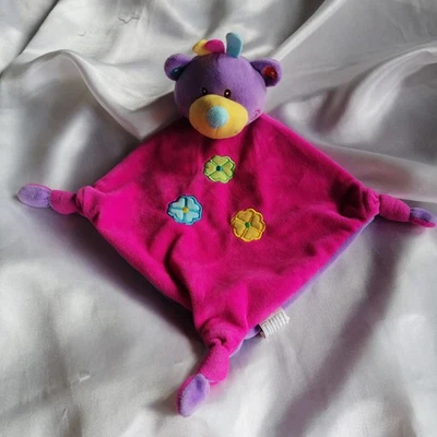 Doudou ours rose (souris), grelot, Item international, GMBH - Photo 1/4