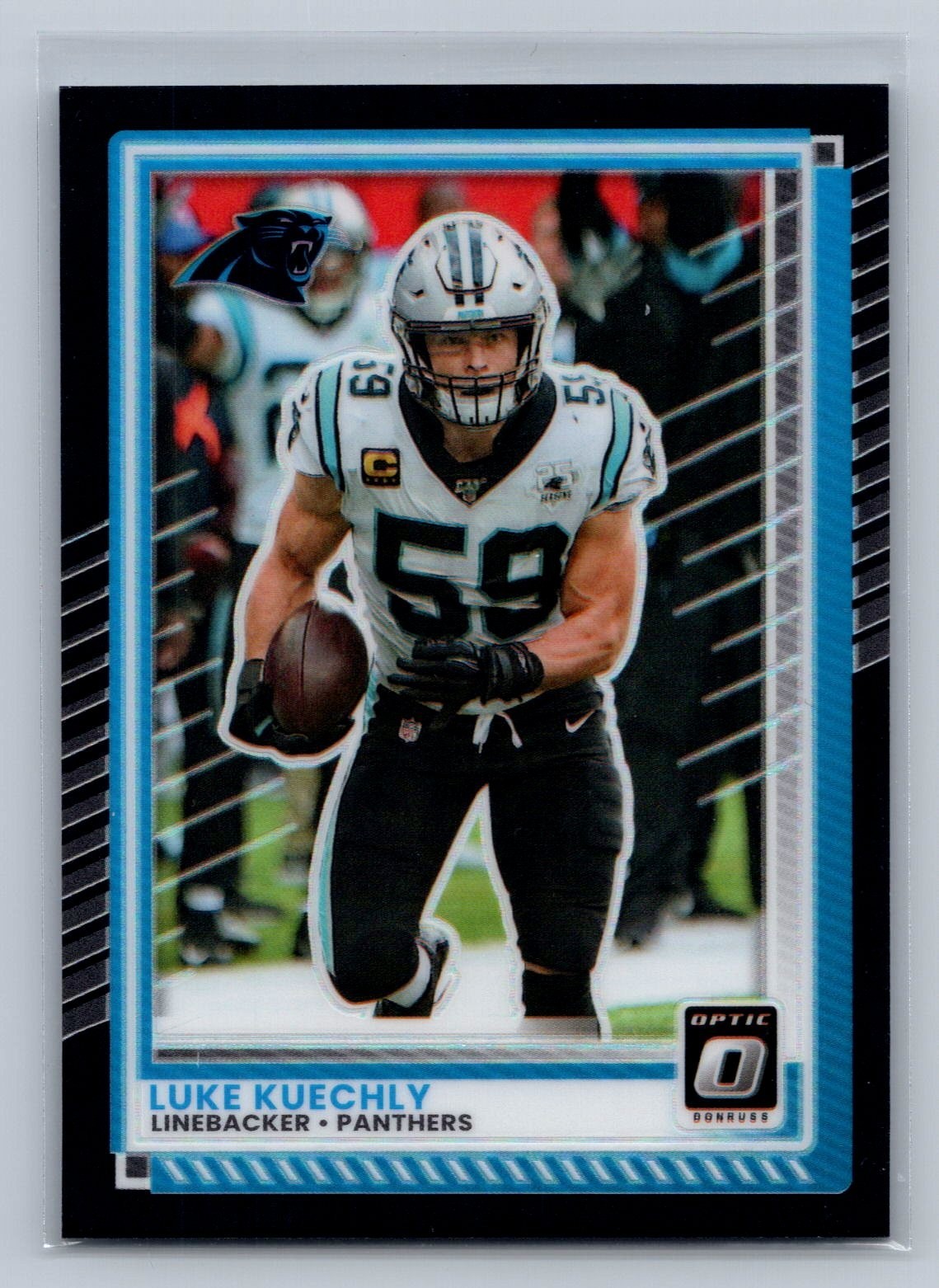 2025 NFL DONRUSS OPTIC LUKE KUECHLY BLACK 1/1 CAROLINA PANTHERS LEGEND 1 OF 1