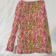 Anthropologie The Lille Side Slit Midi Skirt by Maeve Size 10