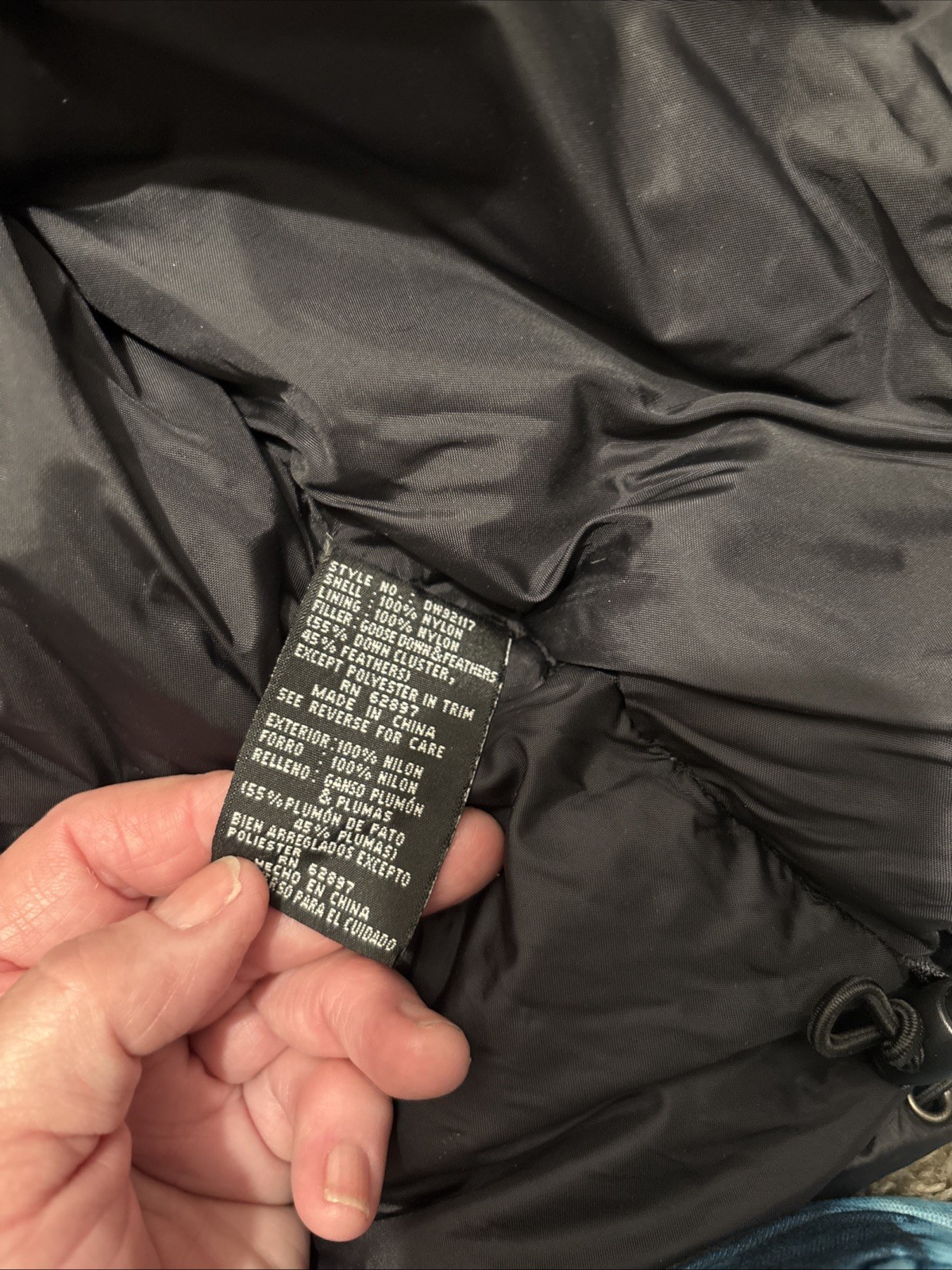 First down black extra large puffer jacket - image 6