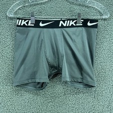 Nike Dri-Fit Shorts Youth XL 14-15 Gray Compression Activewear Athletic
