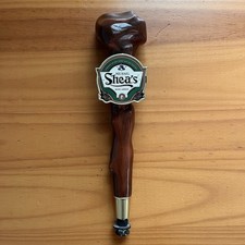 Barra de cerveza ámbar irlandesa Michael Shea's mango de grifo hombre cueva 11" bastón/bastón