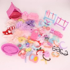25 pcs Random Accessories LPS Glasses Collar House Skirt For Pet Toy Kid Gift