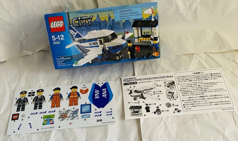LEGO City 2928 Airline Airplane Promotional Set New Factory Sealed Box F/S