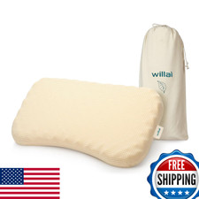 willai Toddler Pillow, 12x19 Soft Kids Pillow for Sleeping, Food-Grade Filling